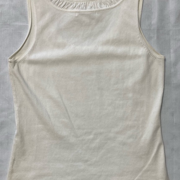 Banana Republic Cream Sweater Vest Size M - Picture 6 of 8